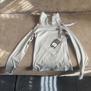 Nike Silver Long Sleeve Women's Top